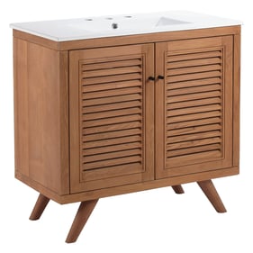 Modway Furniture Birdie Natural White 36 Inch Bathroom Vanity