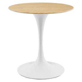 Modway Furniture Lippa White Natural 28 Inch Dining Table