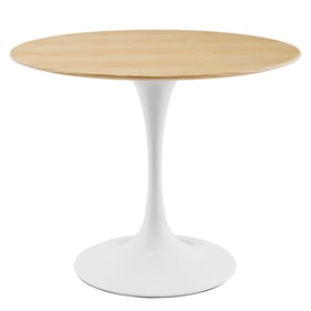 Modway Furniture Lippa White Natural 36 Inch Dining Table