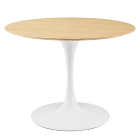 Modway Furniture Lippa White Natural 40 Inch Dining Table