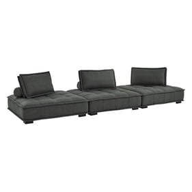 Modway Furniture Saunter Gray Fabric Sofa