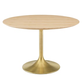 Modway Furniture Lippa Gold Natural 47 Inch Dining Table