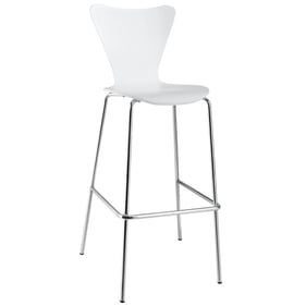 Modway Furniture Ernie White Bar Stool