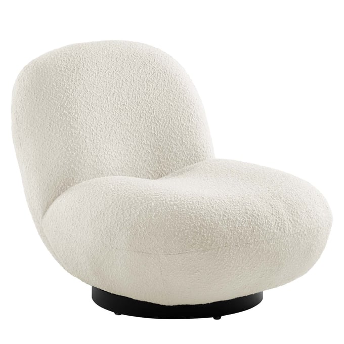 Modway Furniture Kindred Black Ivory Swivel Chair EEI-5486-BLK-IVO