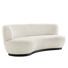 Modway Furniture Kindred Black Ivory Sofa