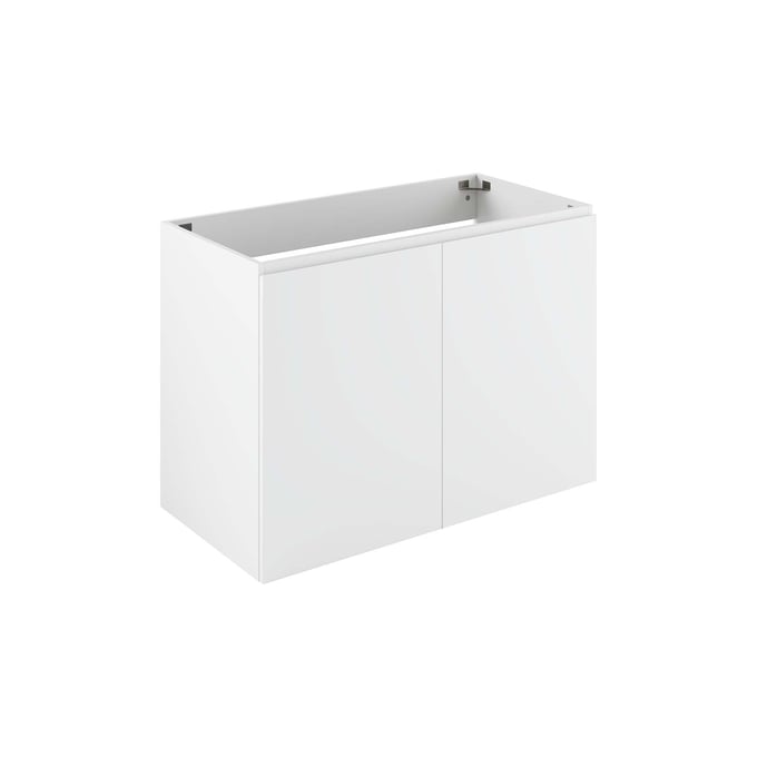 Modway Furniture Vitality White 36 Inch Wall Mount Bathroom Vanity EEI-5559-WHI