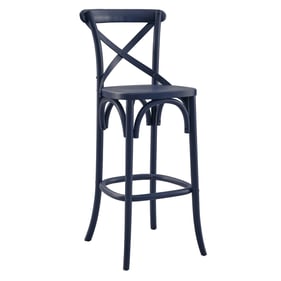 Modway Furniture Gear Midnight Blue Bar Stool