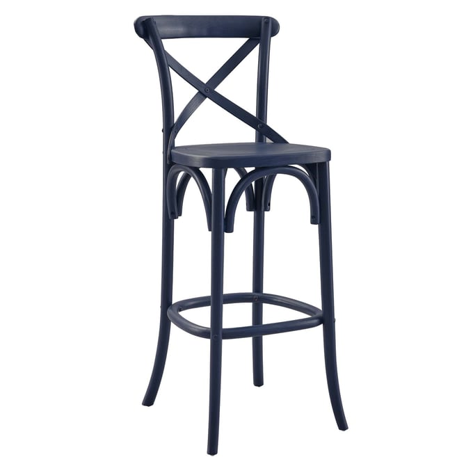 Modway Furniture Gear Blue Bar Stool EEI-5563-MID