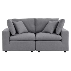 Modway Furniture Commix Gray Sunbrella Outdoor Patio Loveseat