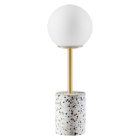 Modway Furniture Logic White Terrazzo Table Lamp