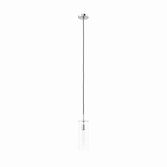 Modway Furniture Skylark Polished Nickel Pendant Light EEI-5652-CLR-PON