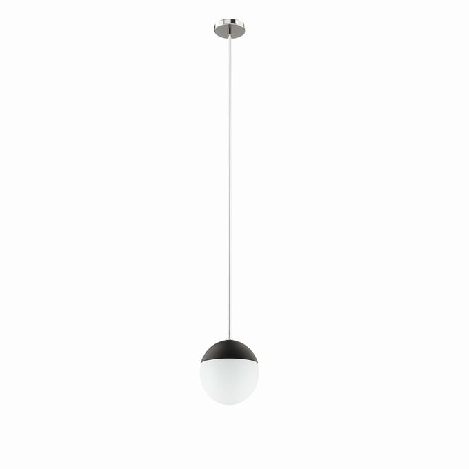 Modway Furniture Stellar Opal Polished Nickel 1 Light Pendant Light EEI-5653-OPA-PON