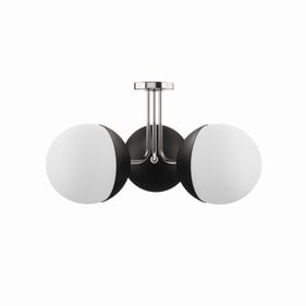 Modway Furniture Stellar Polished Nickel 3 Light Semi Flush Ceiling Light