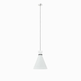 Modway Furniture Starlight White Polished Nickel 1 Light Pendant Light