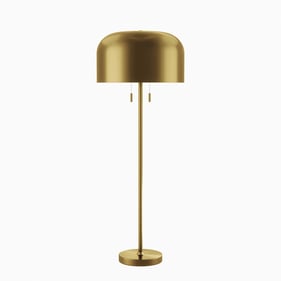 Modway Furniture Avenue Satin Brass Floor Lamp