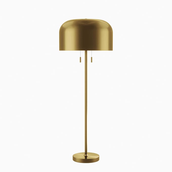 Modway Furniture Avenue Satin Brass Floor Lamp EEI-5663-SBR