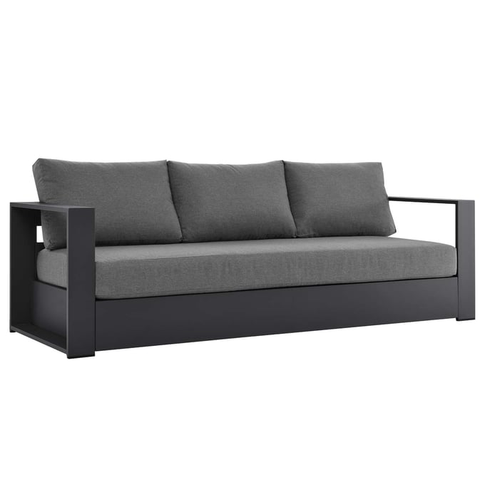 Modway Furniture Tahoe Gray Charcoal Outdoor Patio Sofa EEI-5676-GRY-CHA