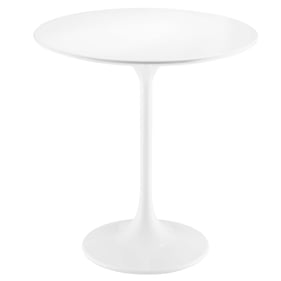 Modway Furniture Lippa White Round 20 Inch Side Table