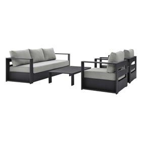 Modway Furniture Tahoe Gray Outdoor Patio 4pc Set