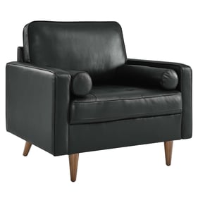 Modway Furniture Valour Black Armchair