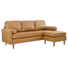 Modway Furniture Valour Tan 78 Inch Apartment Sectional Sofa