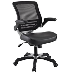 Modway Furniture Edge Black Vinyl Office Chair