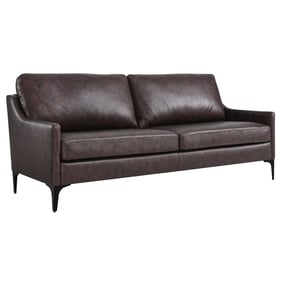 Modway Furniture Corland Brown Sofa