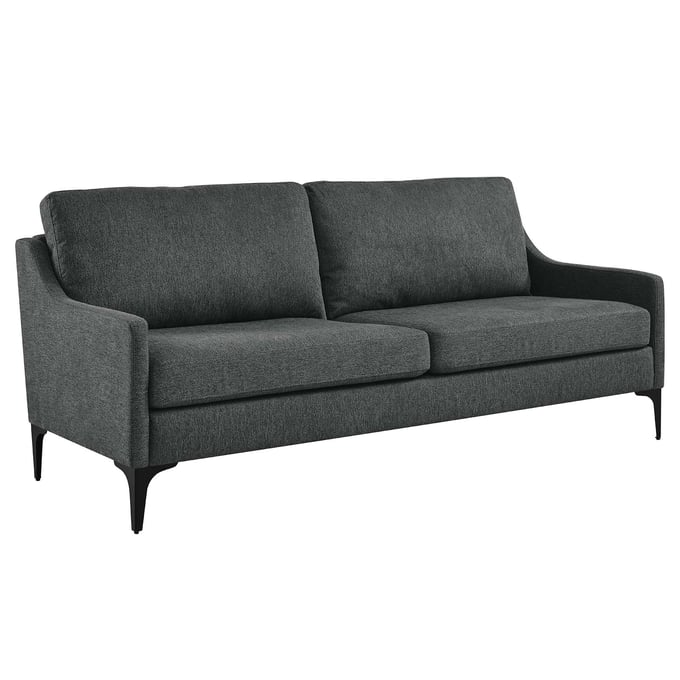 Modway Furniture Corland Charcoal Sofa EEI-6019-CHA