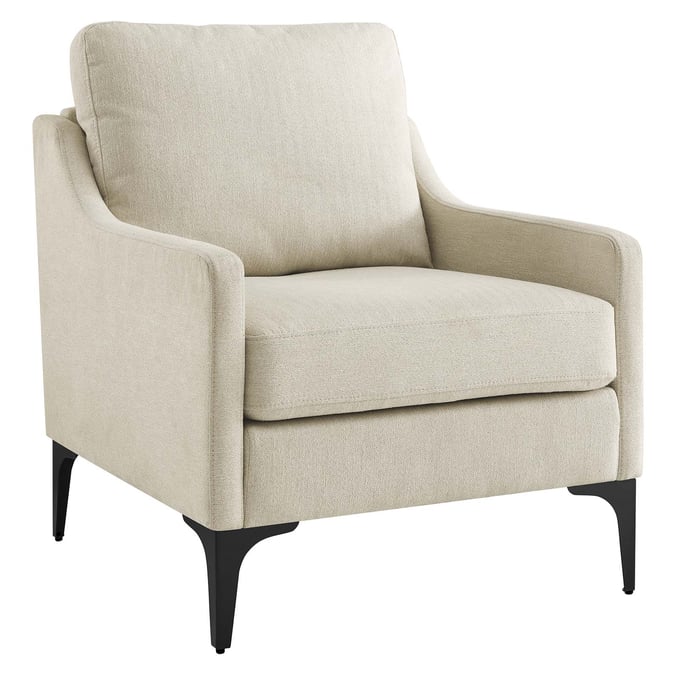 Modway Furniture Corland Beige Armchair EEI-6023-BEI