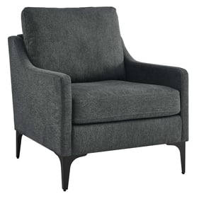 Modway Furniture Corland Charcoal Armchair