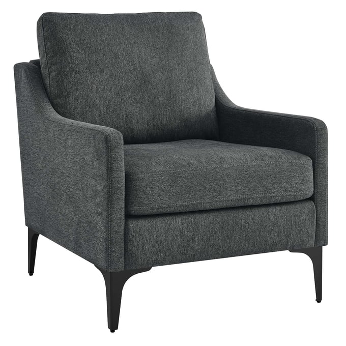 Modway Furniture Corland Charcoal Armchair EEI-6023-CHA