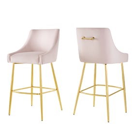 2 Modway Furniture Discern Pink Bar Stools