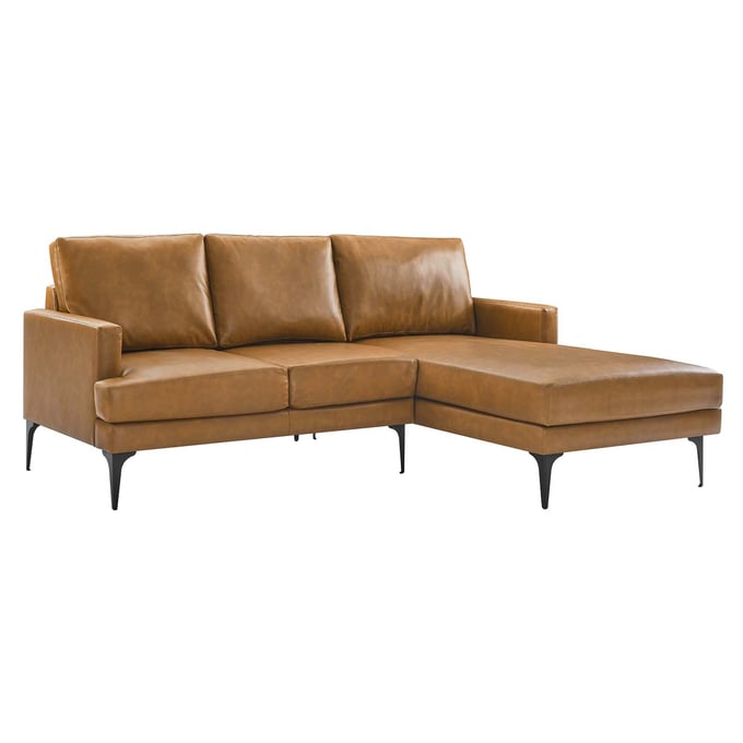 Modway Furniture Evermore Tan Right Facing Sectional EEI-6050-TAN