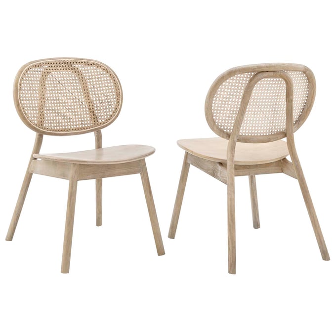 2 Modway Furniture Malina Gray Dining Side Chairs EEI-6081-GRY