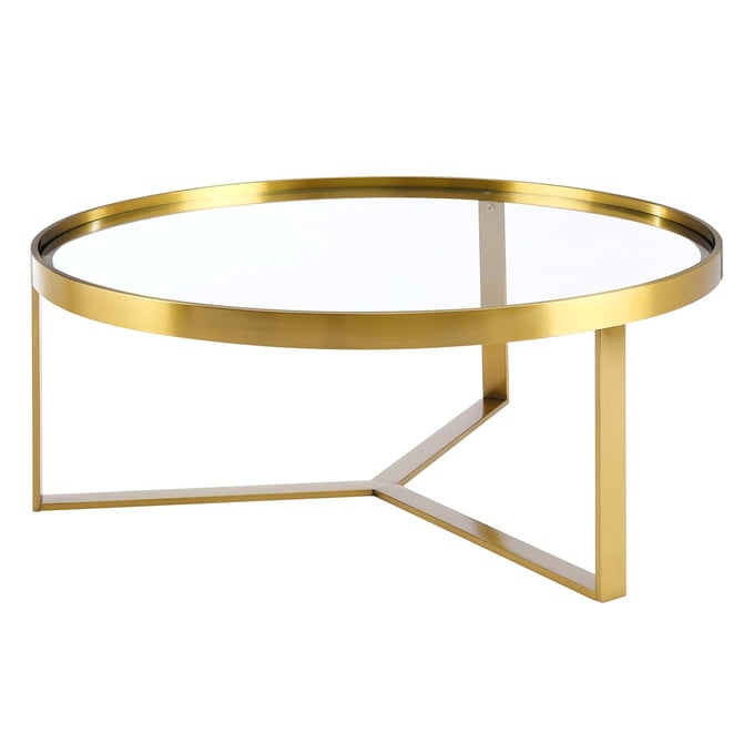 Modway Furniture Relay Gold Coffee Table EEI-6153-GLD