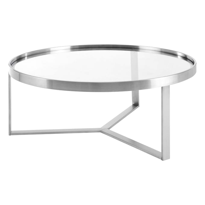 Modway Furniture Relay Silver Coffee Table EEI-6154-SLV