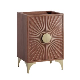 Modway Furniture Daylight Walnut 24 Inch Bathroom Vanity Cabinet