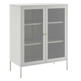 Modway Furniture Covelo Light Gray 32 Inch Accent Cabinet