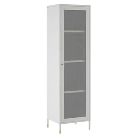 Modway Furniture Covelo Light Gray Tall Storage Cabinet