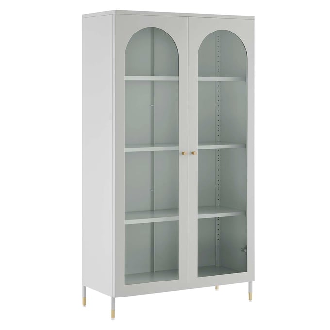 Modway Furniture Archway Light Gray 32 Inch Storage Cabinet EEI-6220-LGR