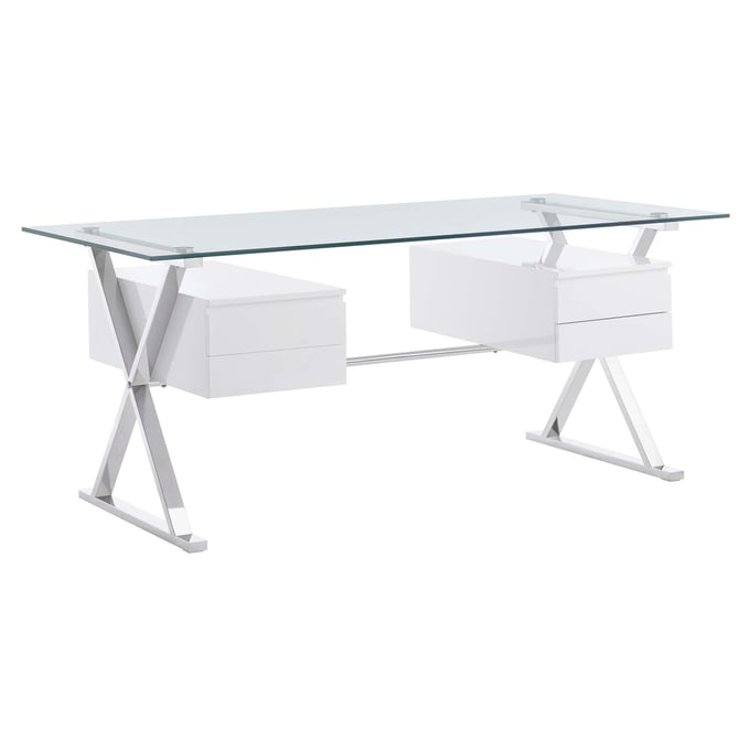 Modway Furniture Sector White 71 Inch Office Desk EEI-6226-WHI