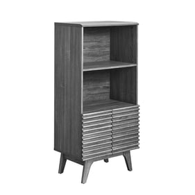 Modway Furniture Render Charcoal Display Cabinet Bookshelf