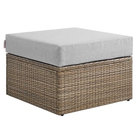 Modway Furniture Convene Cappuccino Gray Outdoor Patio Ottoman