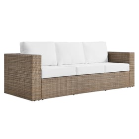 Modway Furniture Convene Cappuccino White Outdoor Patio Sofa