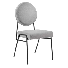 Modway Furniture Craft Black Light Gray Dining Side Chair