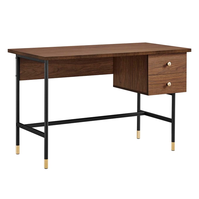 Modway Furniture Nexus Black Walnut Office Desk EEI-6284-BLK-WAL