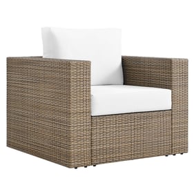 Modway Furniture Convene Cappuccino White Outdoor Patio Armchair