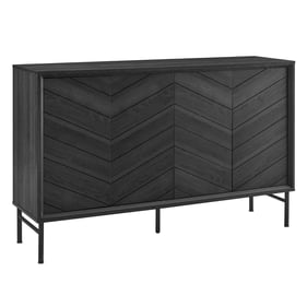 Modway Furniture Harper Black Chevron Sideboard