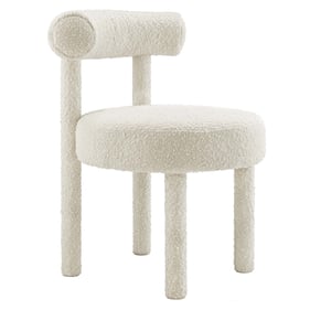 Modway Furniture Toulouse Ivory Fabric Dining Chair