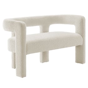 Modway Furniture Kayla Ivory Upholstered Loveseat